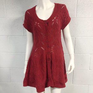 Anthropologie Sparrow Flowing Pointelle cardigan